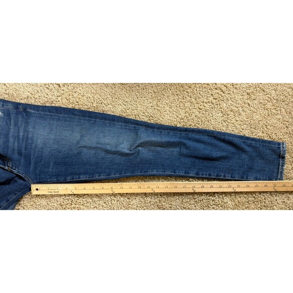 Agolde Jeans Women's Sophie Distressed Skinny Jeans Size 27 Mid Rise Stretch - Picture 11 of 13